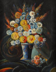 Floral Still LifenSlovenscina: Rosa vase